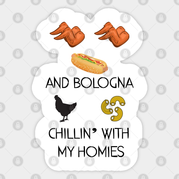 Chicken Wing Song Sticker by theboonation8267